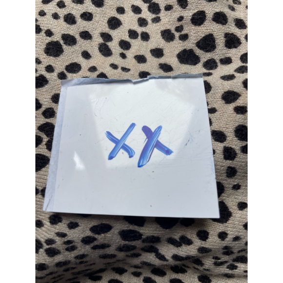 J.Jill Women's 2X Spotted Print Sweater Beige Black Three Quarter Sleeve - Picture 9 of 9